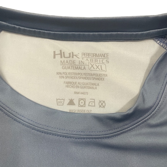 HUK Fishing‎ XXL Long Sleeve Jersey Poly Spandex - Picture 3 of 7